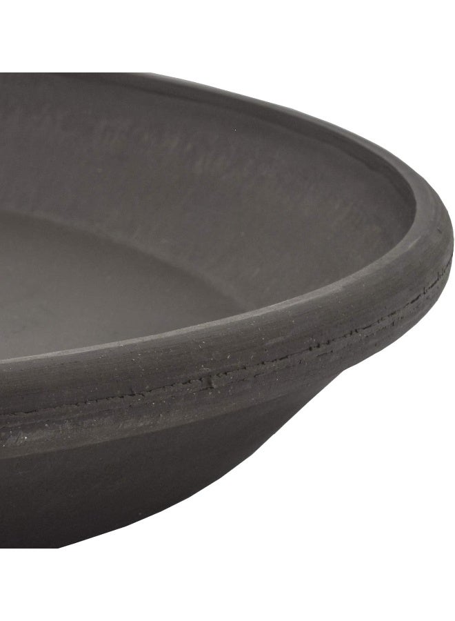 Generic Psw  Ap35Dc Saucer Drip, Durable Water Tray For Indoor And Outdoor Flower Plant Pots And Planters, 15-Inch, Dark Charcoal  - Image 4