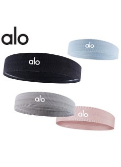 Alo Yoga Alo Yoga Headband  Elastic Exercise Headband Fitness Outdoor Sports Non-Slip Adhesive Headband 4-Piece Set  - Image 1