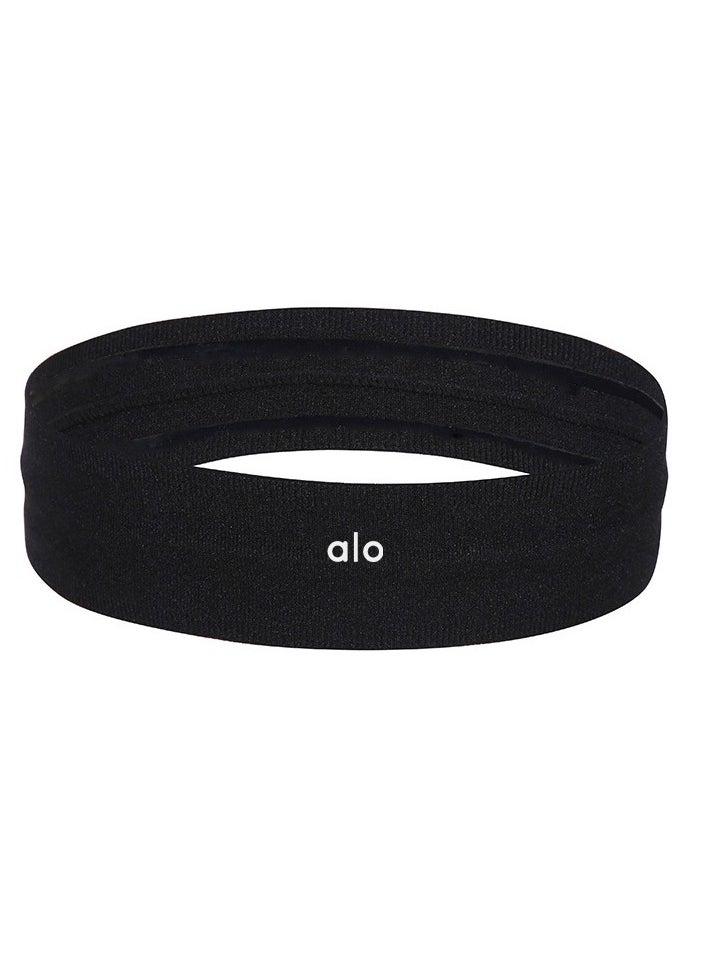 Alo Yoga - Alo Yoga Headband  Elastic Exercise Headband Fitness Outdoor Sports Non-Slip Adhesive Headband 4-Piece Set - Image 1
