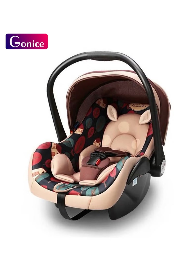 Gonice Baby Carrier Adjustable Canopy And Handle Extra Protection 3 Point Safety Harness Suitable From 0 Months To 12 Months  - Image 1
