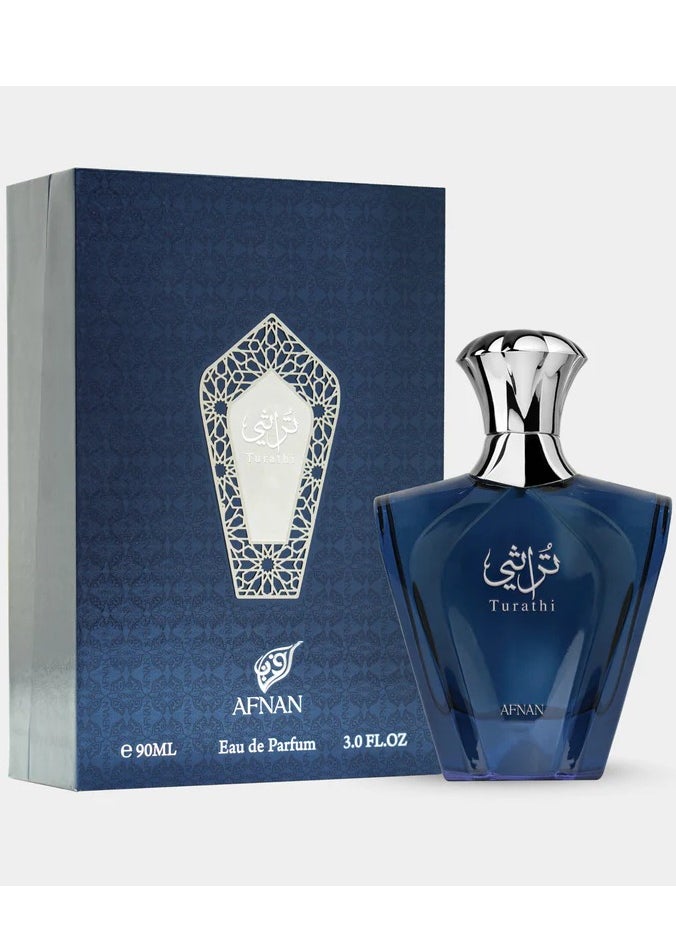 Afnan Turathi Blue EDP 90ML  - Image 1
