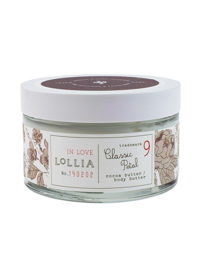 Lollia - In Love Body Butter, 5.5 Oz. Classic Petal Fragrance Shea Butter & Cocoa Butter, Body Lotion For Women, Hydrating & Smooth Body Moisturizer - Image 1
