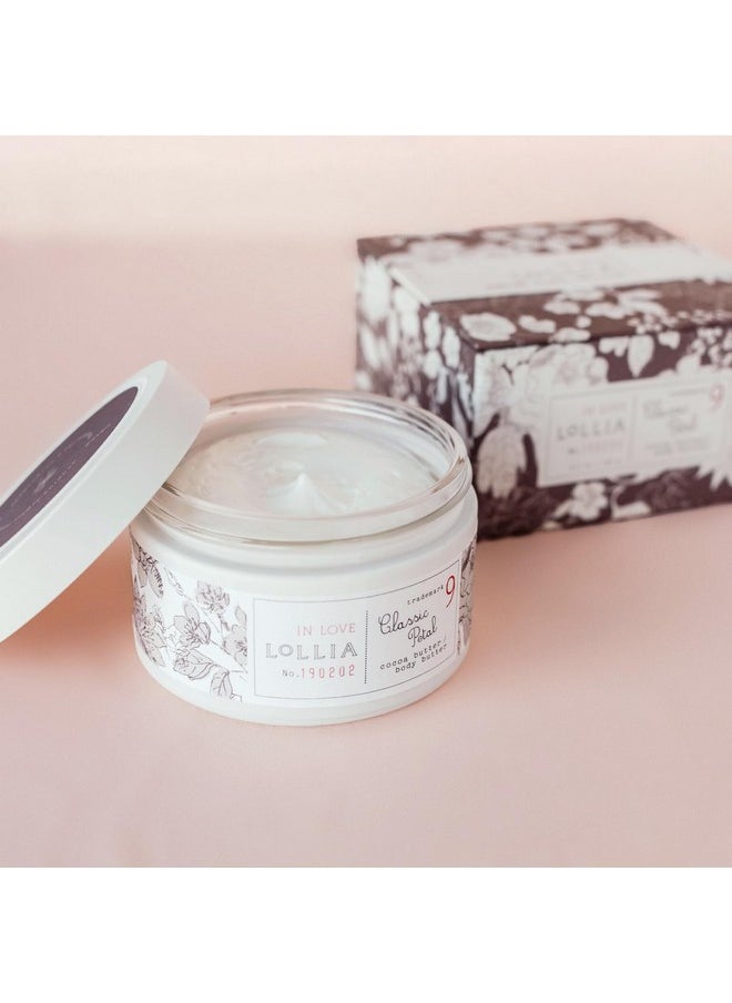 Lollia - In Love Body Butter, 5.5 Oz. Classic Petal Fragrance Shea Butter & Cocoa Butter, Body Lotion For Women, Hydrating & Smooth Body Moisturizer - Image 1