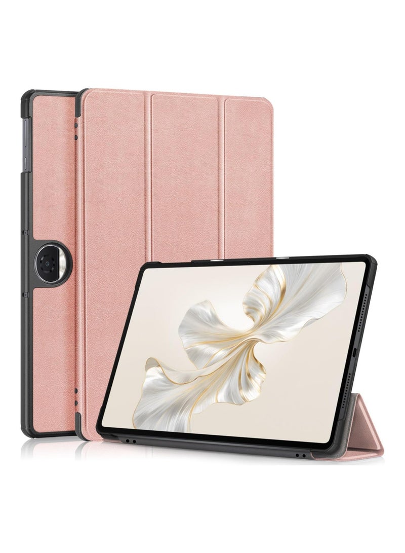 general Compatible with Honor Pad 9 12.1inch 2024 Tri-Folding Stand Magnetic Smart Folio Cover for Honor Pad 9 Leather Case - Image 1