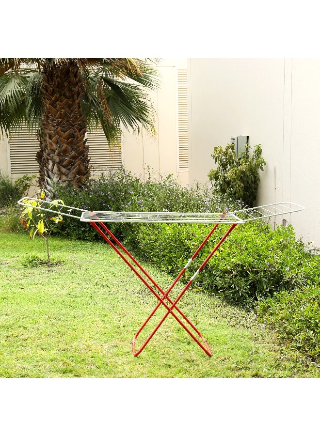 Royalford Cloth Dryer, Full size 180x50x105 cm, Durable Rust Proof, Iron Wire & Frame, RF10174 | Metal Drying Rack | Multifunctional Air Dryer Ideal for Indoor/Outdoor | Easy Store & Folding Clothes Dryer Multicolour - Image 5