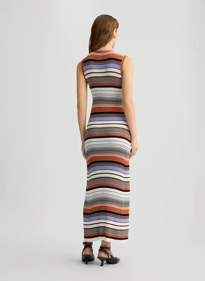 Liu Jo Striped knit dress