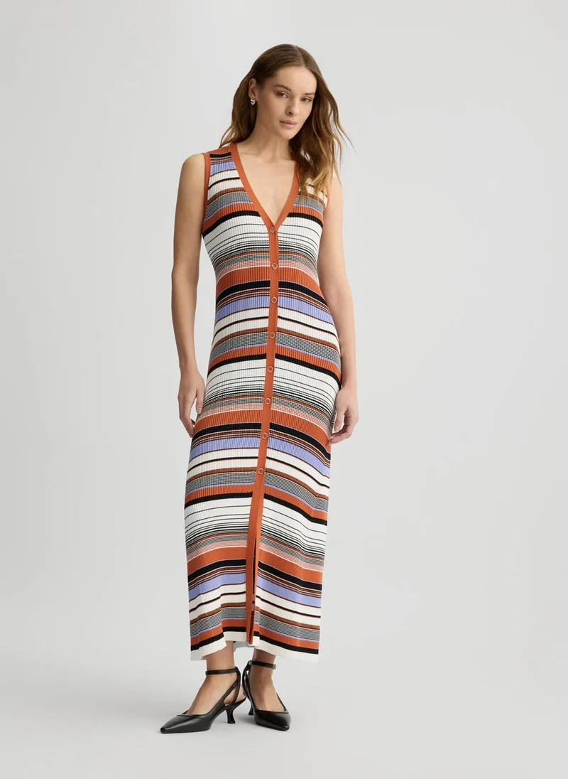 Liu Jo Striped knit dress