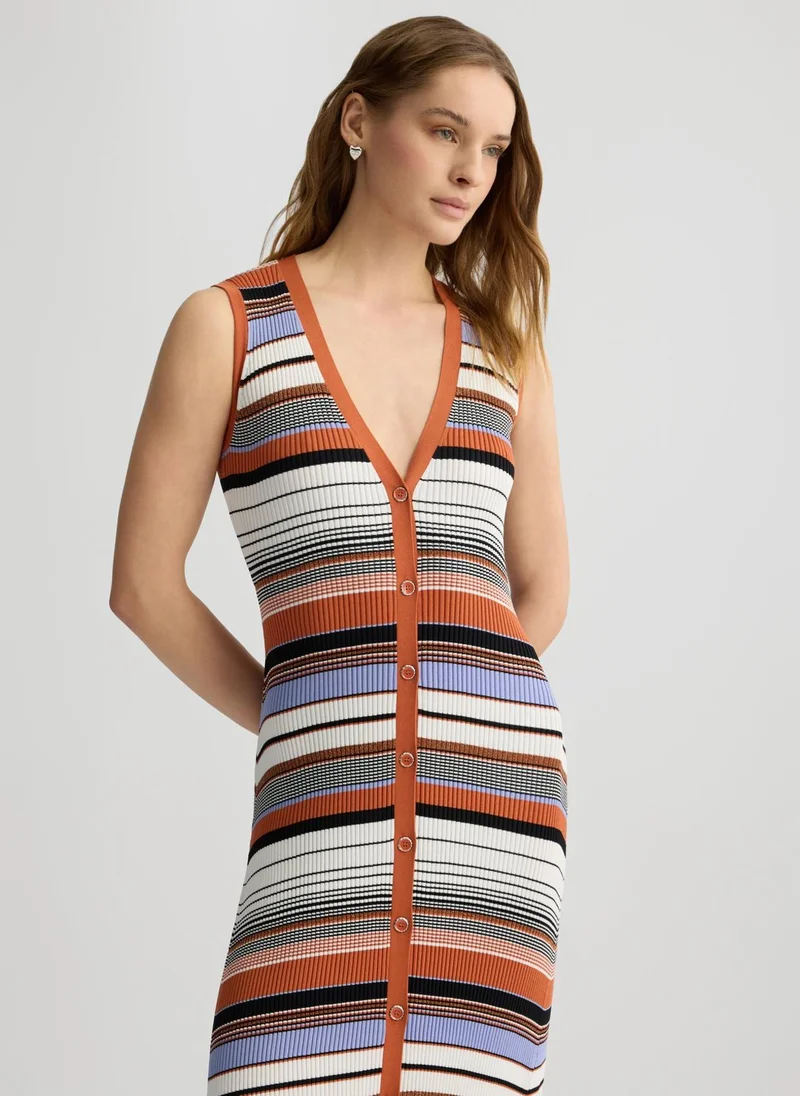 Liu Jo Striped knit dress