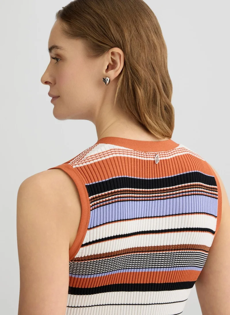 Liu Jo Striped knit dress