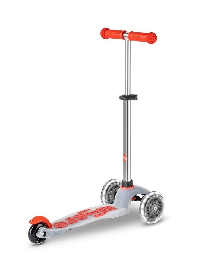 Micro Micro Scooters - Mini Deluxe Flux Red with LED Wheels MMD206 |Adjustable Handlebar |3 Wheels |Max Load 50KG | Scooter for Kids | Kids Scooter | Scooter with LED Wheels | Scooter for Kids 2-5 Years  - Image 2