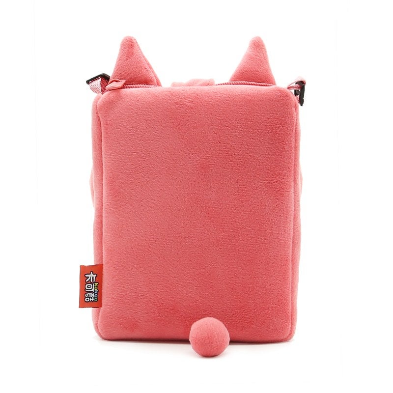 Plush Kids Crossbody Bag, Cat Animal Design, Soft Lightweight Shoulder Bag for Daily Outings - Image 4