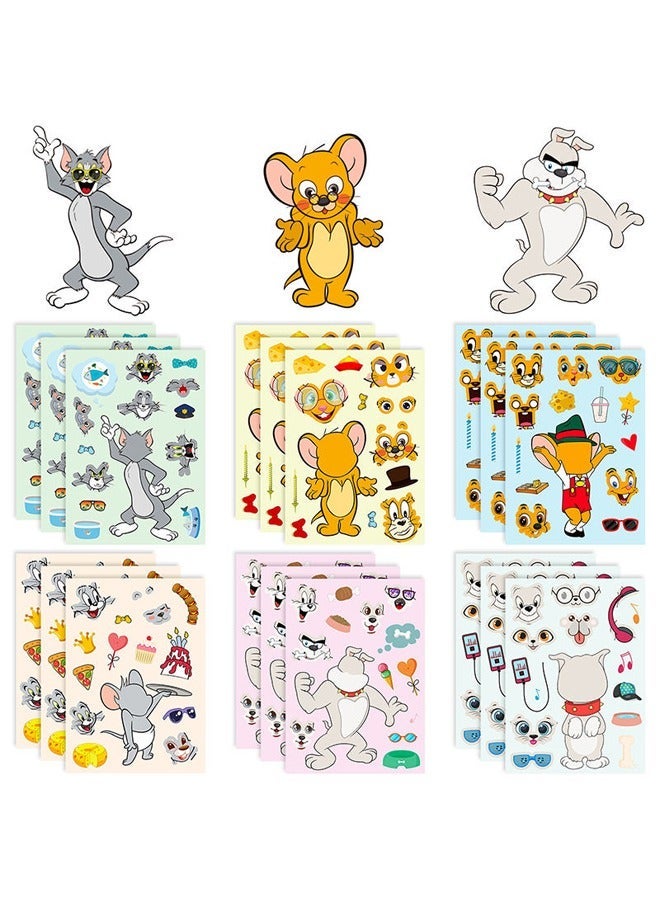 Zeemey 24pcs Whimsical Vinyl Stickers For Kids - Cute Cartoon DIY Face Changing Decals, Self-Adhesive for Luggage, Water Bottles, Phones, Skateboards - Colorful, Irregular Shapes - Perfect for Youngsters & Crafters, Cute Stickers & 24pcs Whimsical Vinyl Stickers For Kids - Cute Cartoon DIY Face Changing Decals, Self-Adhesive for Luggage, Water Bottles, Phones, Skateboards - Colorful, Irregular Shapes - Perfect for Youngsters & Crafters, Cute Stickers & 24pcs Whimsical Vinyl Stickers For Kids - Cute Cartoon DIY Face Changing Decals, Self-Adhesive for Luggage, Water Bottles, Phones, Skateboards - Colorful, Irregular Shapes - Perfect for Youngsters & Crafters, Cute Stickers & 24pcs Whimsical Vinyl Stickers For Kids - Cute Cartoon DIY Face Changing Decals, Self-Adhesive for Luggage, Water Bottles, Phones, Skateboards - Colorful, Irregular Shapes - Perfect for Youngsters & Crafters, Cute StickersBundle - Image 2
