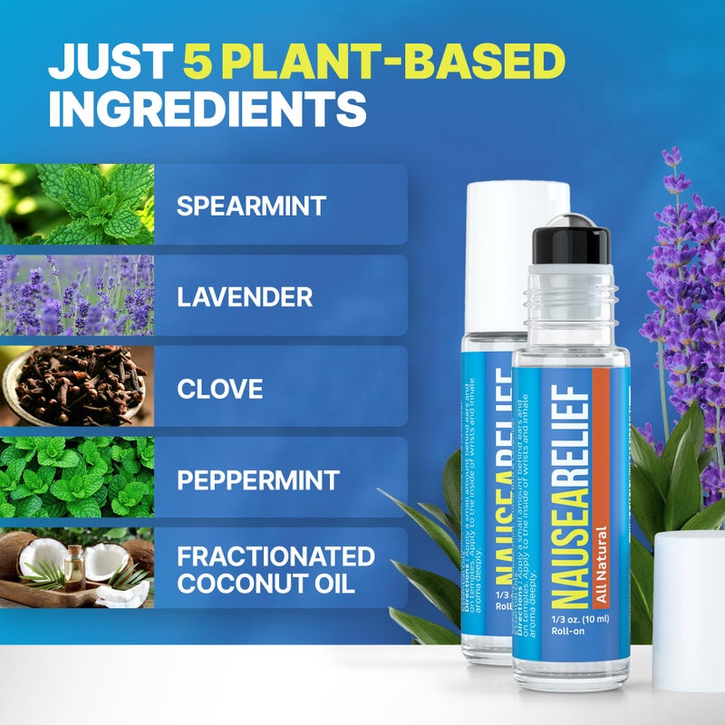 Basic Vigor Migrastil Nausea Ease Roll-On (10ml) - Quick Aid for Queasiness from Motion Sickness, Migraines, Chemo, etc. - Cruelty-Free & Vegan. Made in The USA. - Image 3