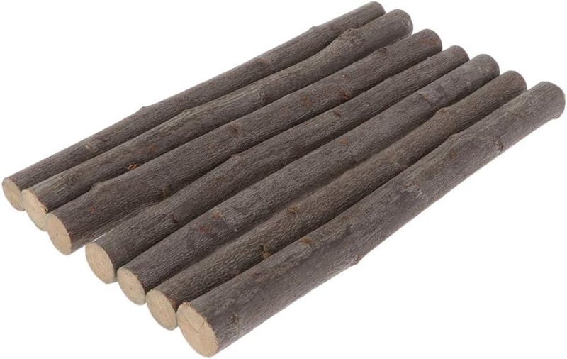 klarako 12 Inch Long 0.6 1 Inch in Diameter Wood Log Sticks for DIY Crafts Photo Props (7pcs) Driftwood Tree Branch Twig Rustic Home Embellishments - Image 1