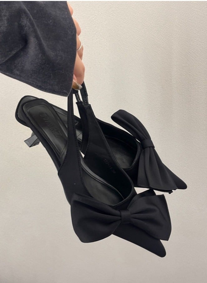 Pointed High Heels Sandals And Slippers  - Image 3