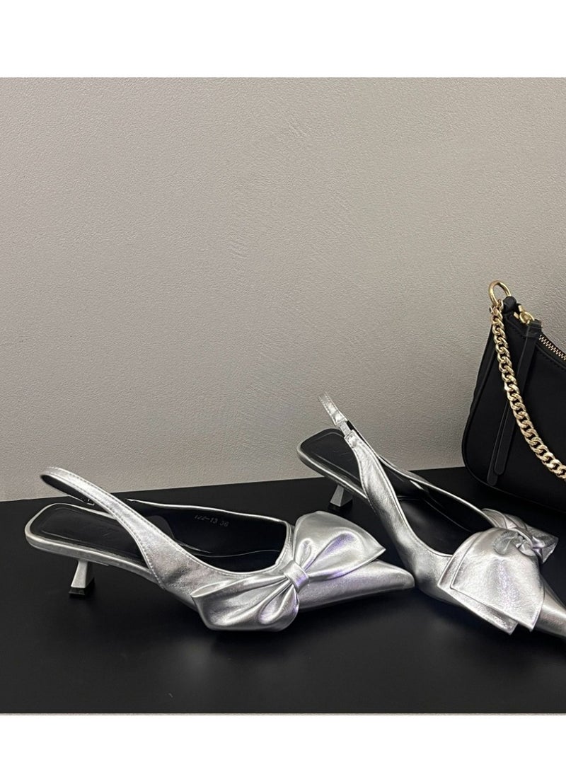 Pointed High Heels Sandals And Slippers  - Image 4