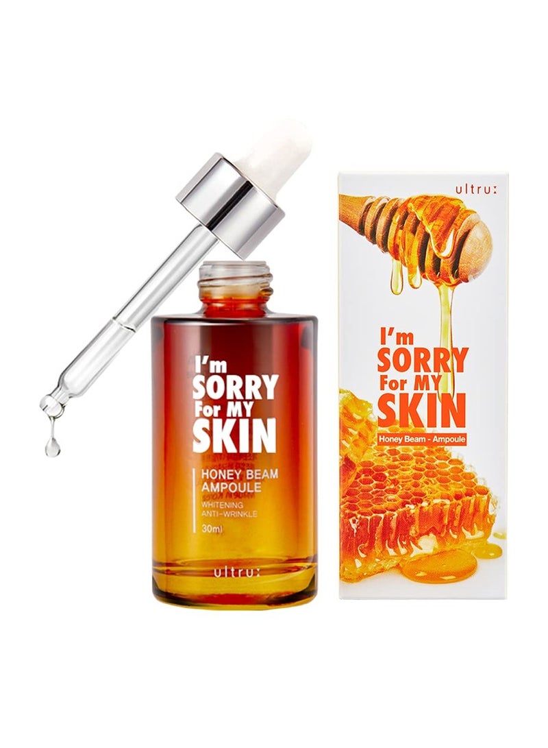 ULTRU I'm Sorry for My Skin Honey Ampoule - 30ml - Image 1