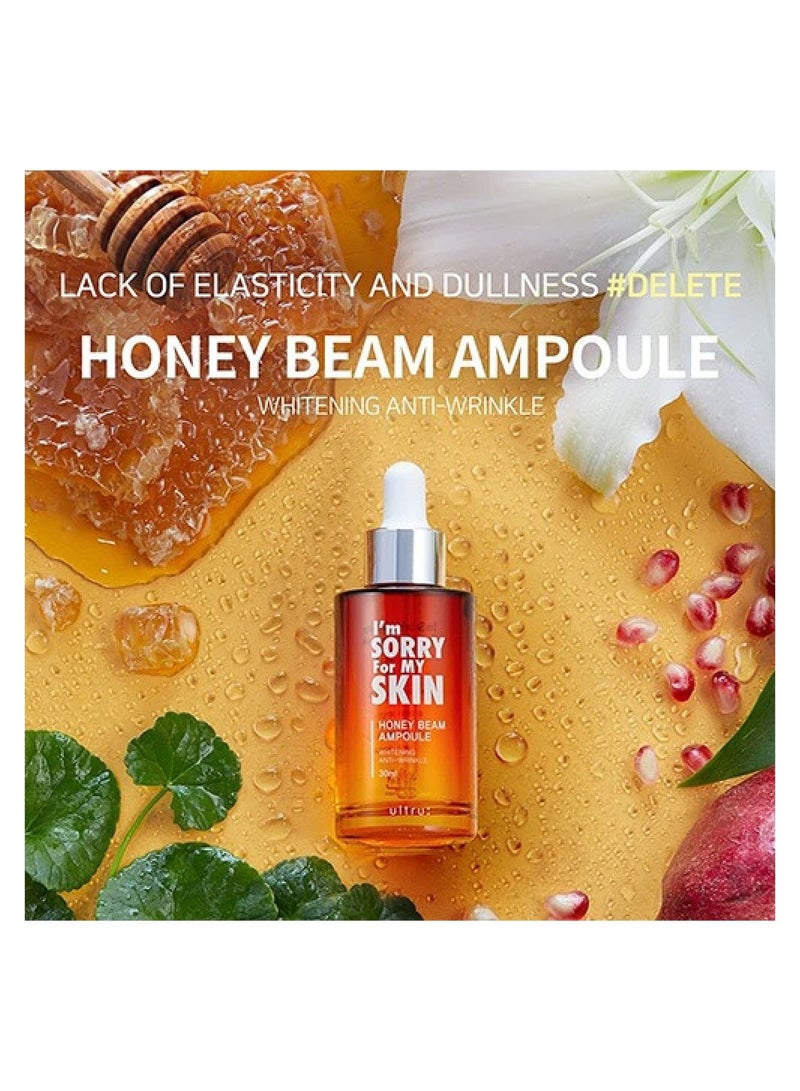 ULTRU I'm Sorry for My Skin Honey Ampoule - 30ml - Image 2