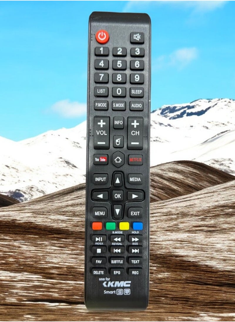 KMC - Universal KMC Smart TV Remote Control with Quick Access Buttons - Image 1
