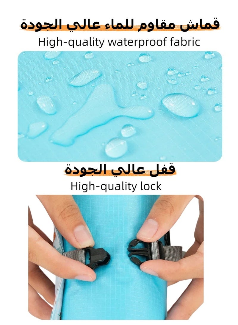 سجادة نزهة خارجية محمولة مقاومة للماء، بطانية نزهة قابلة للطي، بطانية نزهة مقاومة للماء، سجادة شاطئ محمولة للتخييم في الهواء الطلق والعائلة والحديقة الخارجية - Image 3