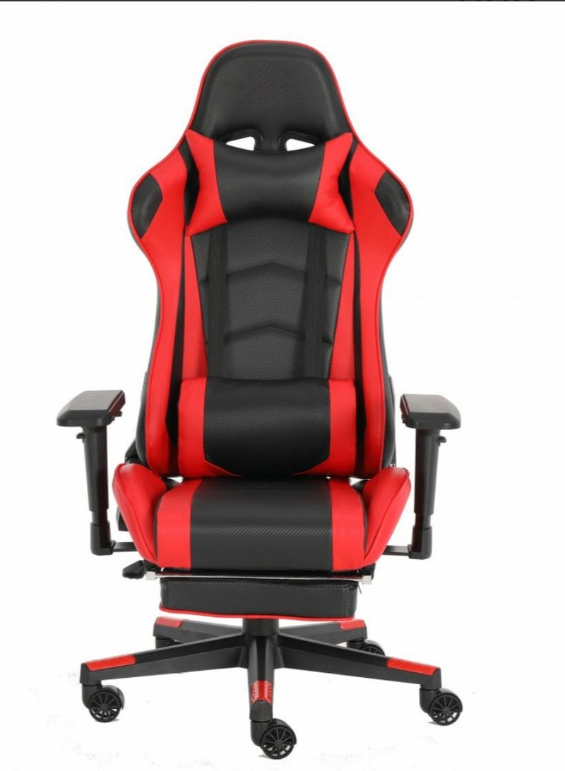TIMO Gaming Chair Office Chair with Footrest Ergonomic Racing Chair Reclining Video Gaming Chair Leather Adjustable Armrest High Back Gaming Chair with Headrest and Lumbar Support with Massage - Image 1