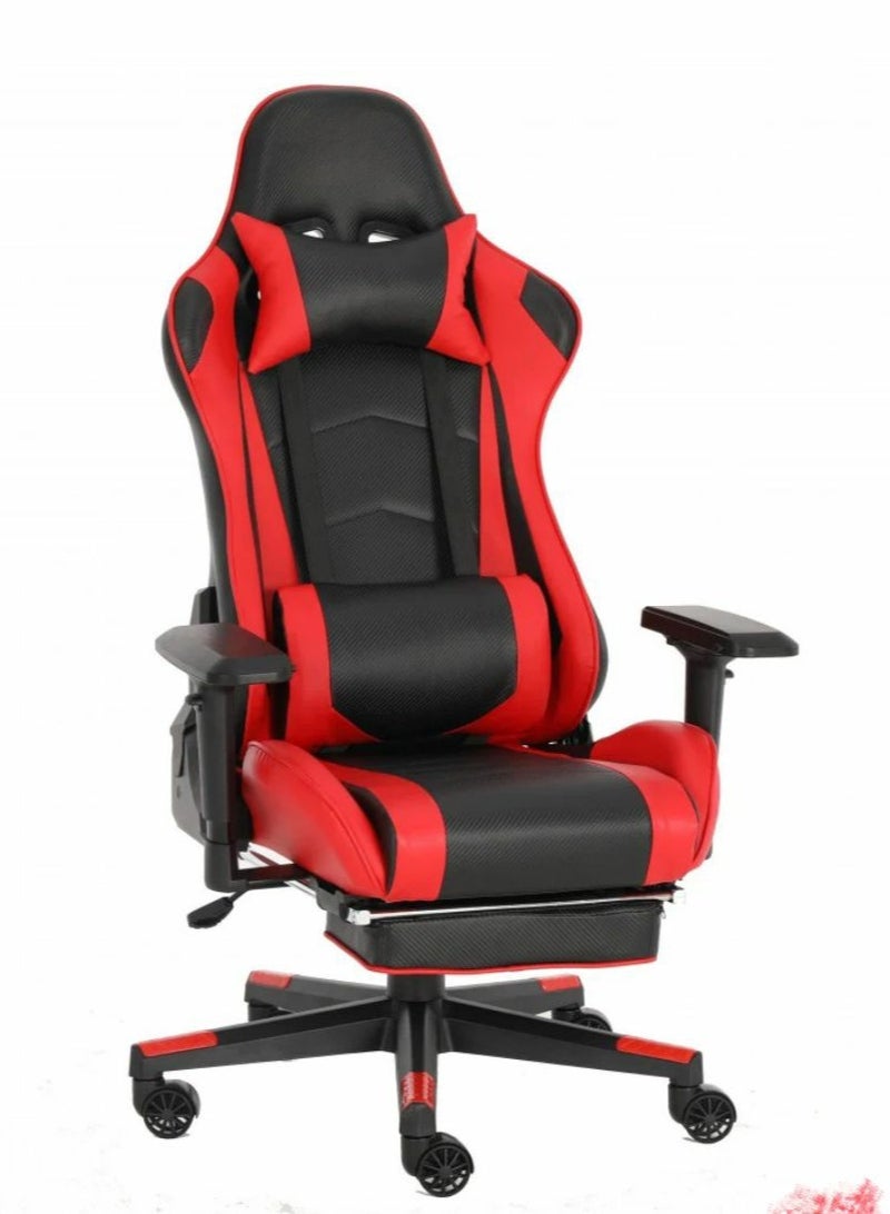 TIMO Gaming Chair Office Chair with Footrest Ergonomic Racing Chair Reclining Video Gaming Chair Leather Adjustable Armrest High Back Gaming Chair with Headrest and Lumbar Support with Massage - Image 3