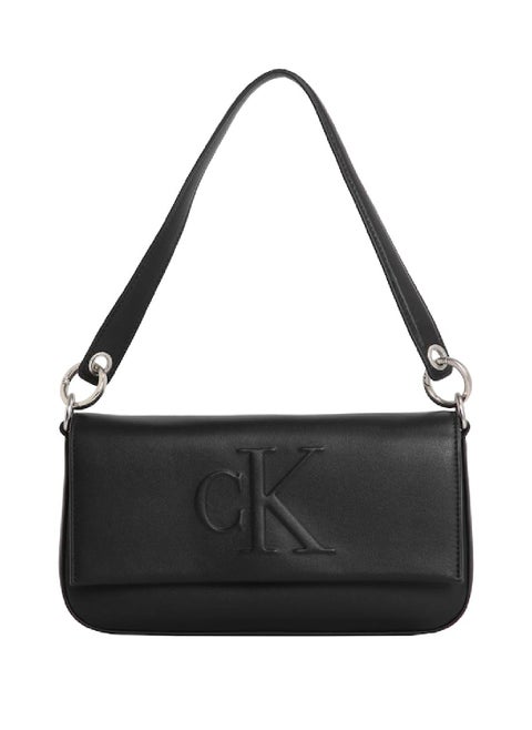 Sculpted Flap Shoulder Pouch