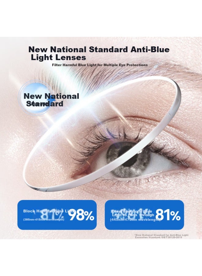 Boundless Wujing Men's Imported High Definition Genuine Anti-blue Light Reading Gl For Men And Women Top Ten Ranking Brands 100 Degrees - Image 3