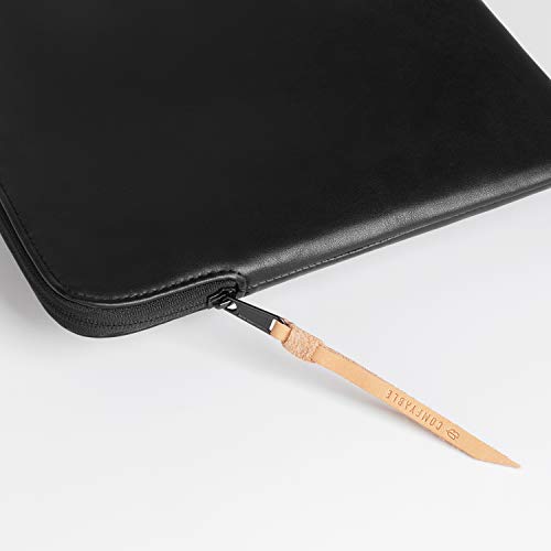 Comfyable Tablet Sleeve Compatible with iPad Air 13 inch M3 2025, iPad Pro 13" M5 2025 with Magic Keyboard & Pencil Holder - PU Leather Bag Slim Protective Cover Case - Black - Image 5
