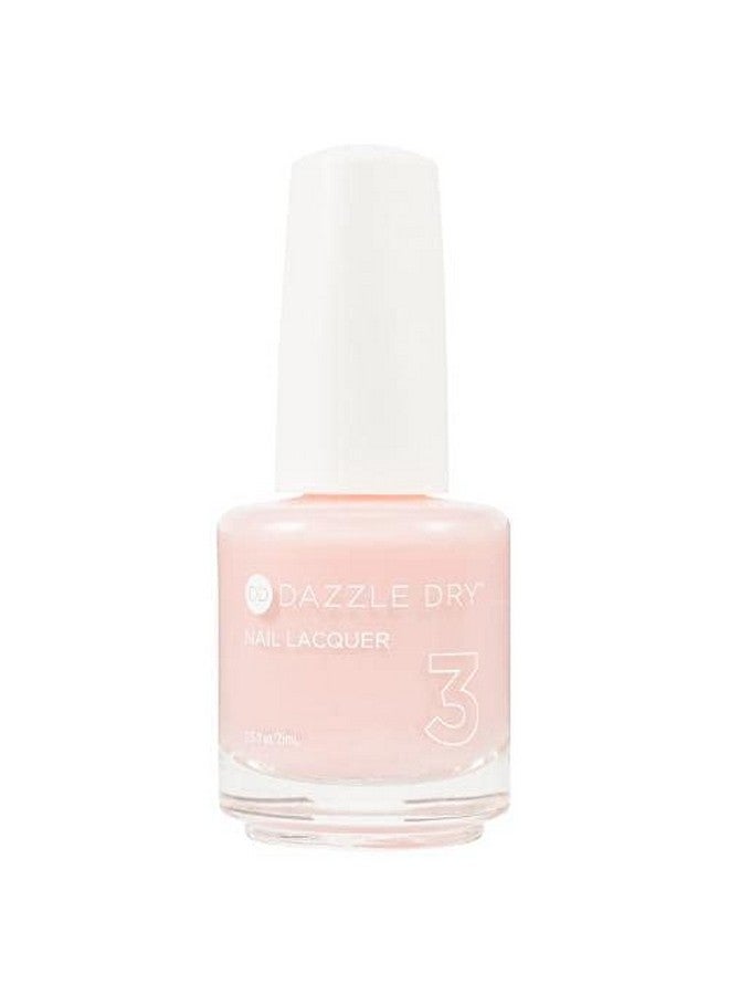 Dazzle Dry Nail Lacquer (Step 3) Livin' La Vida Yoga A Soft And Pale Creamy Pink With A Hint Of Diamond Dusted Shimmer. Semisheer. (0.5 Fl Oz) - Image 1