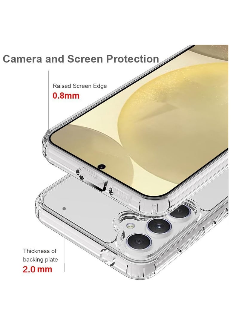 Youque For Samsung Galaxy A55 Shockproof Protective Case Cover With Hard Back Sheel Clear - Image 4