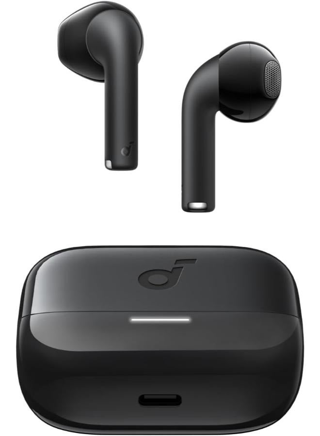 Soundcore K20i by Anker, Semi-in-Ear Earbuds, Bluetooth Wireless, 36H Playtime, Fast Charge, Clear Sound, Comfortable Fit, ENC 2-Mic Clear Calls, Custom EQ, IPX5, Bluetooth 5.3, App Control Black - Image 1