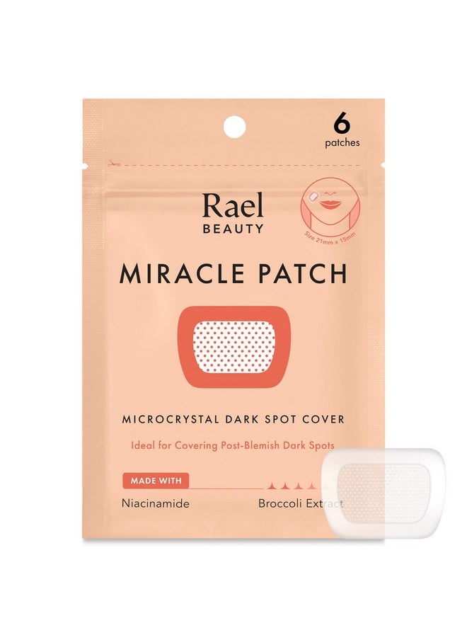 Rael - Ael Pimple Patches Miracle Microcrystal Spot Cover Dark Spot Corrector Hydrocolloid Post Acne With Skin Brightening For All Skin Types Vegan Cruelty Free (6 Count) - Image 1