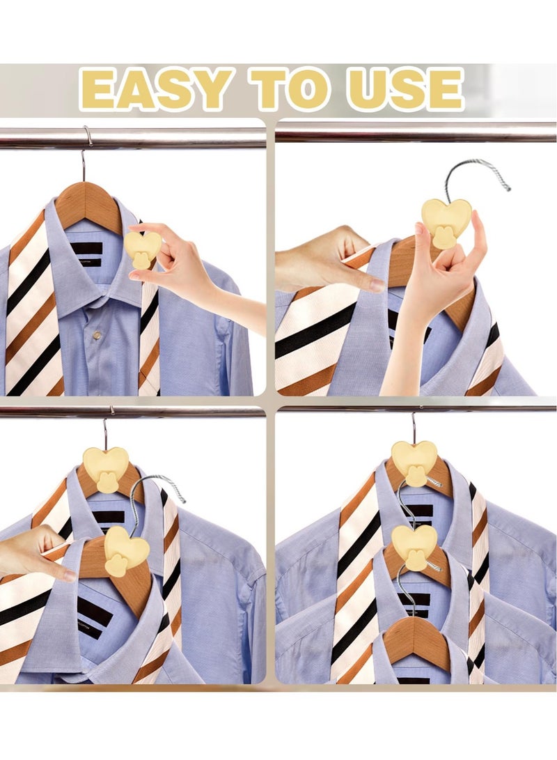 Clothes Hanger Connector Hooks, 18 Pcs 3 Color Clothes Hanger Connector Hooks Extender Clips Closet Organizer for for All Hangers, Clothes Closet  - Image 3