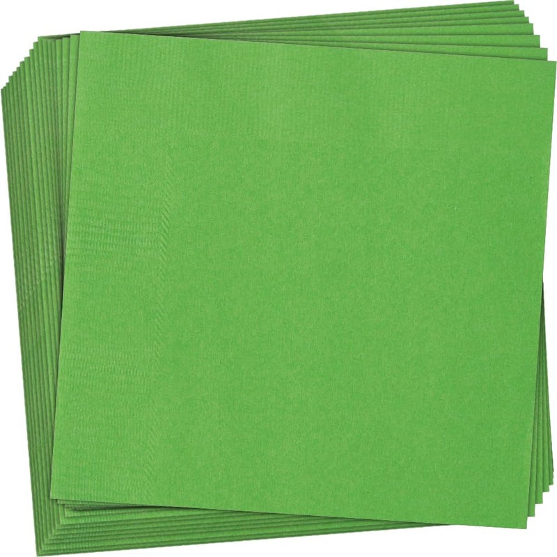 Lime Green Solid Luncheon Paper Napkins 65 x 65 20 Ct Elegant Durable Design Perfect for Parties Events Celebrations