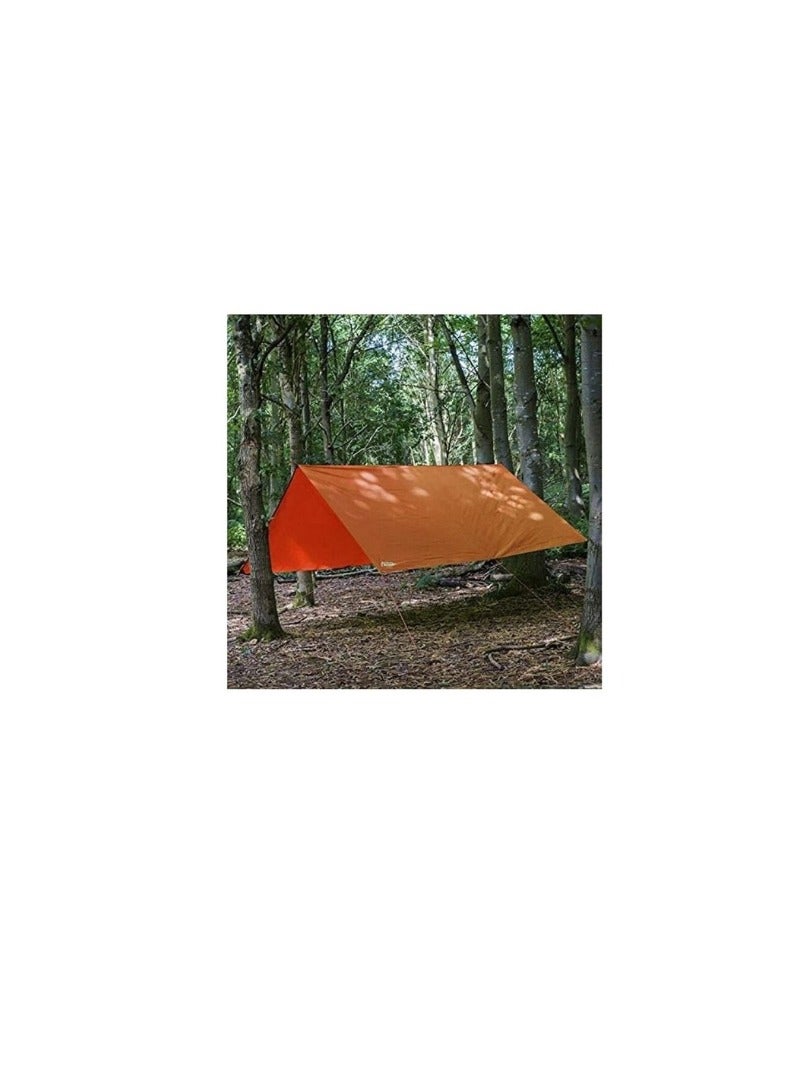 KNP Orange Rain Cover Tarpaulin Sheet is (24 x 24)  a robust and high-visibility cover designed to offer protection against rain, dust, and other environmental elements. - Image 2