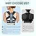 WNIEYO Posture Corrector for Women Back Brace Posture Corrector Neck Hump Back Support for Men and Women Upper Back Pain Relief Improve Posture Correct Hunchback Slouching KyphosisL - Image 4