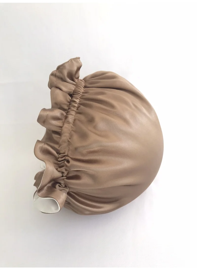 Pratik Dikisco Practical Dikisco Double-Sided Satin Hair Cap / Beret for Curly Hair