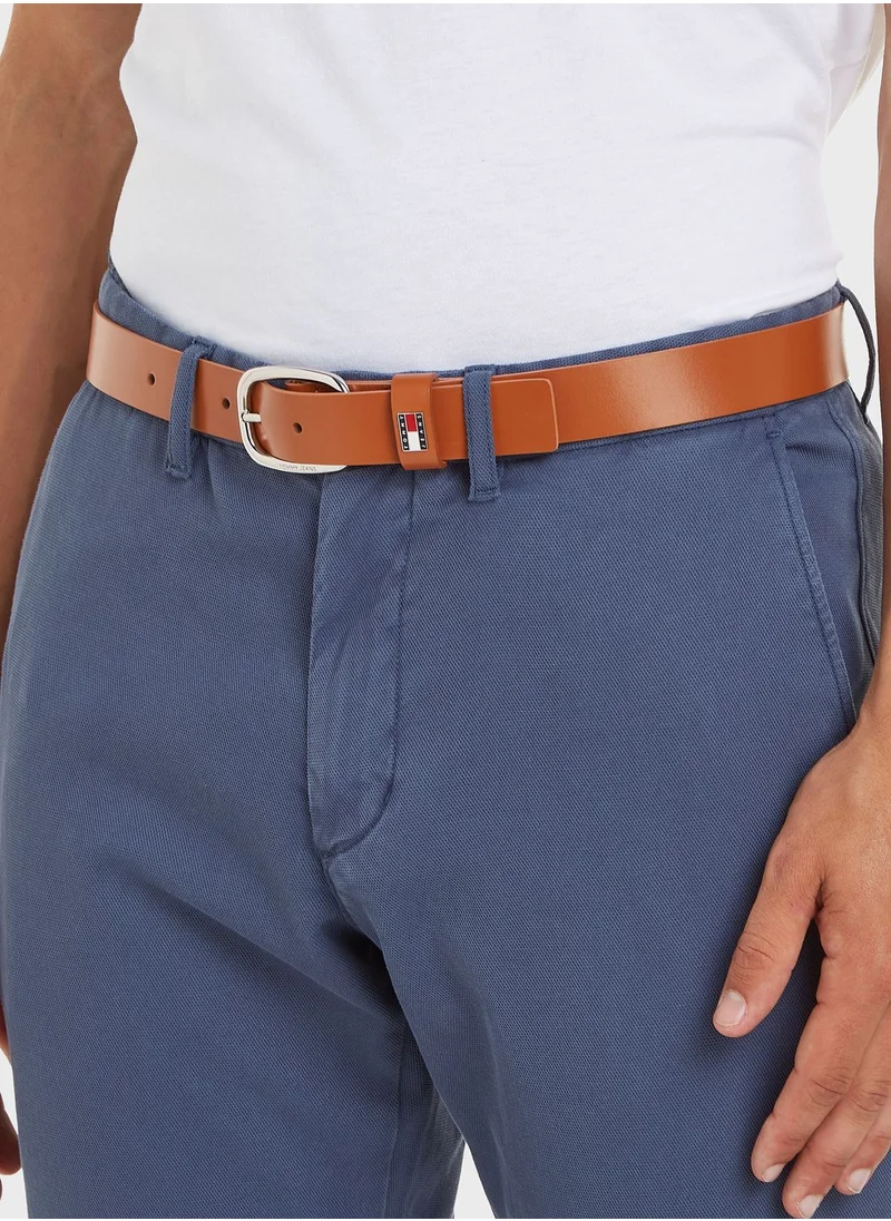 TOMMY JEANS Timeless Logo Oval Belt