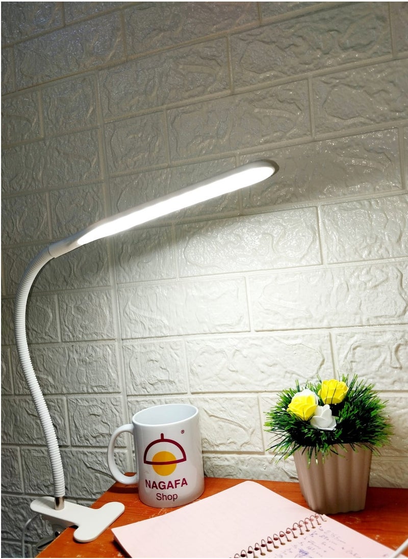 نجفة شوب - نجفه شوب اباجوره مكتب LED مرن بكليب تثبيت – إضاءة عملية ومريحة للعين IW813 - Image 1