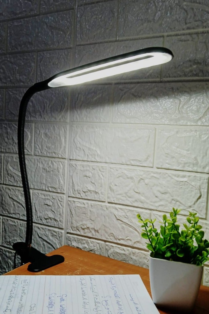 نجفة شوب نجفه شوب اباجوره مكتب LED مرن بكليب تثبيت – إضاءة عملية ومريحة للعينIB813 - Image 4