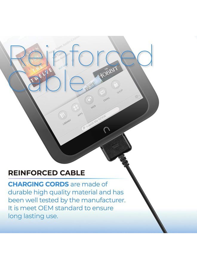 Antoble 6.5ft USB Data Sync Charging Cable for Barnes & Noble Nook BNTV400 BNTV600, Nook HD 7" HD+ 9" Tablet 8GB 16GB 32GB - Image 5