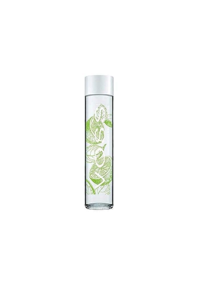 VOSS Sparkling Water with Lime Mint Flavor - 375ml Glass Bottle