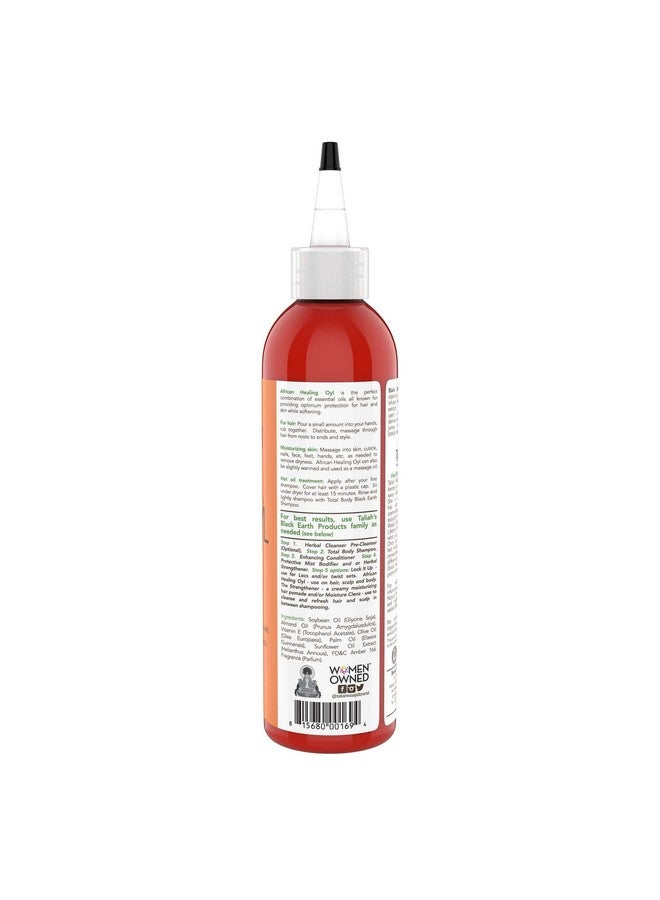 TALIAH WAAJID Taliah Waajid Black Earth Products African Healing Oyl | Total Body Oil | Softens, Moisturize, Coats, and Protects Hair & Skin | Infused with Vitamin E, Olive Oil, and Sunflower Oil- 8oz (T128) - Image 3