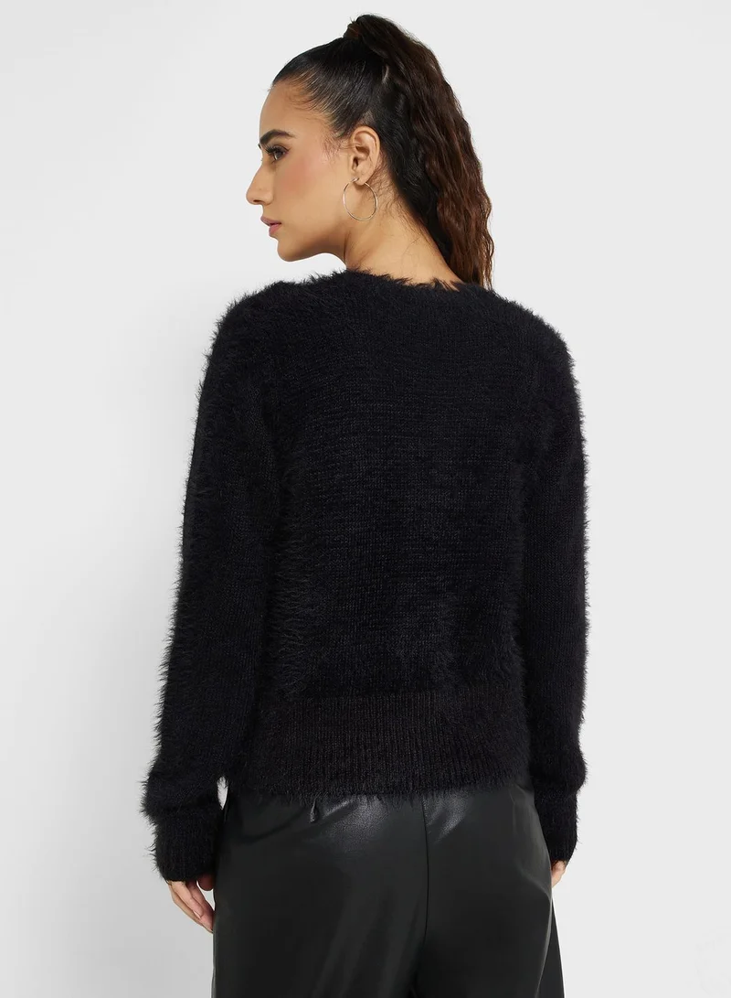 BRAVE SOUL Fluffy Cardigan