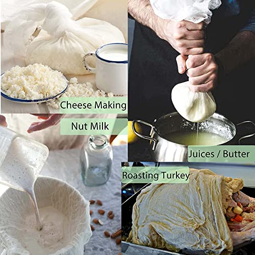 Hian Muslin Cotton Cloth | Food-Grade & BPA-Free | Multi-Purpose Kitchen Tool for Straining, Cheese & Paneer Making, Roti Wrapping, Steaming Momos & Idlis, Filtering & Cooking (1 Meter | 37x37 Inch) - Image 2