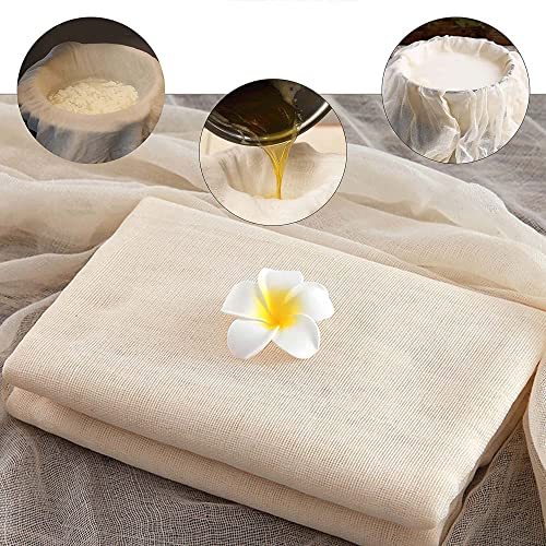 Hian Muslin Cotton Cloth | Food-Grade & BPA-Free | Multi-Purpose Kitchen Tool for Straining, Cheese & Paneer Making, Roti Wrapping, Steaming Momos & Idlis, Filtering & Cooking (1 Meter | 37x37 Inch) - Image 1