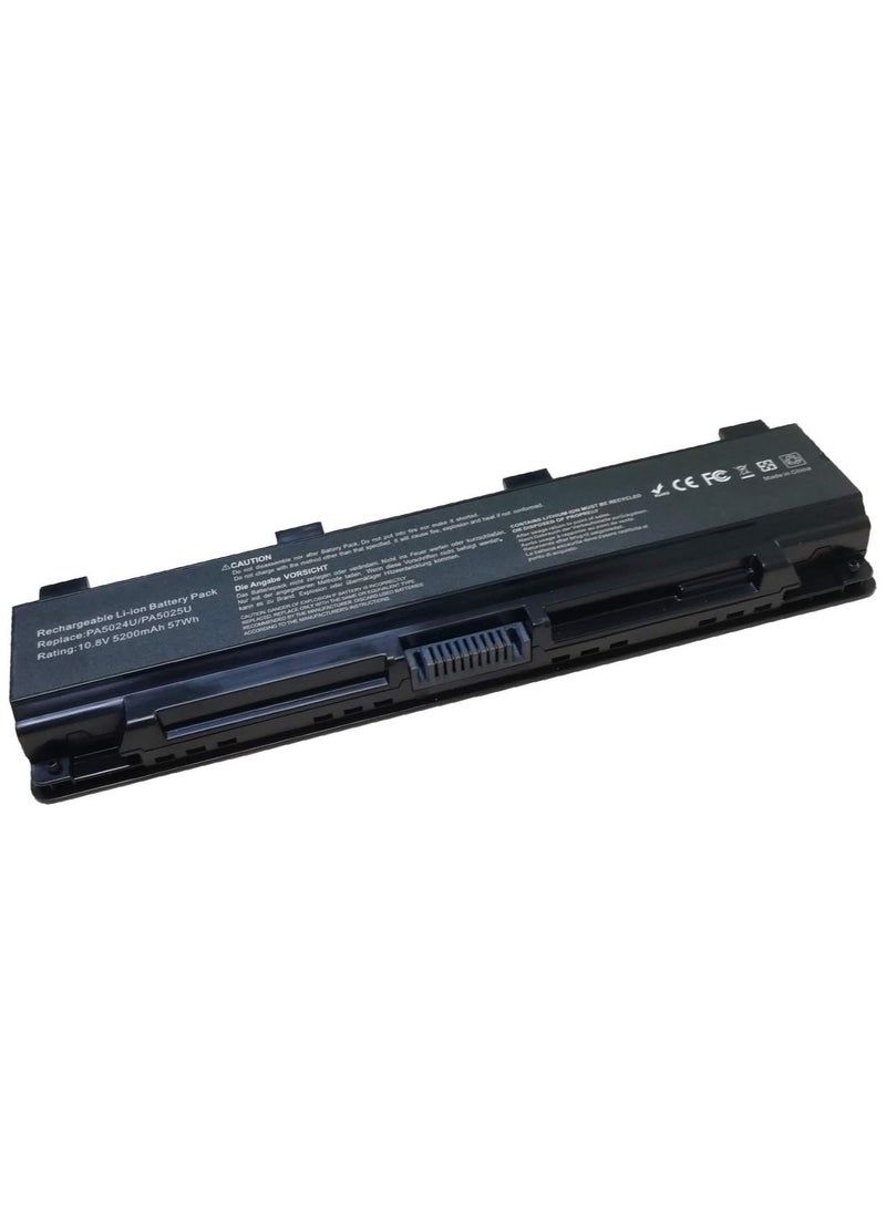 بطارية لاب توب بديلة لتوشيبا PA5024U-1BRS PA5023U-1BRS PABAS260 PA5026U-1BRS PA5025U-1BRS PABAS262 PA5027U-1BRS PABAS259 وتوشيبا ستالايت C855 C850 L850 P850 10.8 فولت 5200 مللي امبير في الساعة  - Image 1