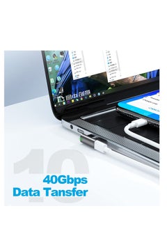 Generic USB C Magnetic Adapter, 24Pins Type-C Connector 40Gbp/s and 6K@60Hz 4K@60Hz Video Output, Compatible with Thunderbolt3 MacBook Pro / Air and All Mainstream Type-C Devices  - Image 2
