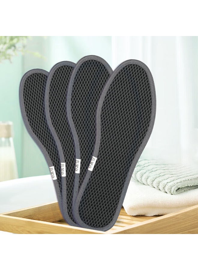 Footoppo Odor-resistant Insoles For Men, Summer Sports Military Training Ultra-soft Breathable Sweat-absorbing Anti-sweat Foot Insoles For Men's Leather Shoes Soft Sole Shoe Inserts - Image 2